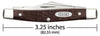 Case Brown Synthetic Medium Stockman Sloped Bolster