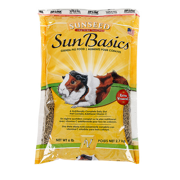 SUNSEED SUNBASICS GUINEA PIG FOOD (6 lbs)