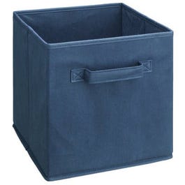 Navy Blue Woven Fabric Drawer