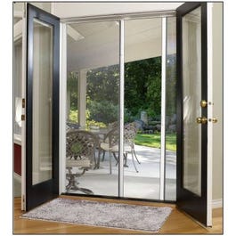 Escape 200 Screen Door, Double, Retractable, 84 x 79 to 81-In.