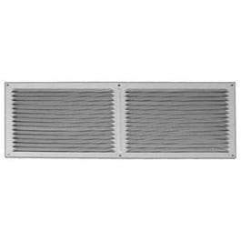 Aluminum Face On Vent, Galvanized, 16 In. x 6 In.