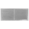 Aluminum Face On Vent, Galvanized, 16 In. x 8 In.