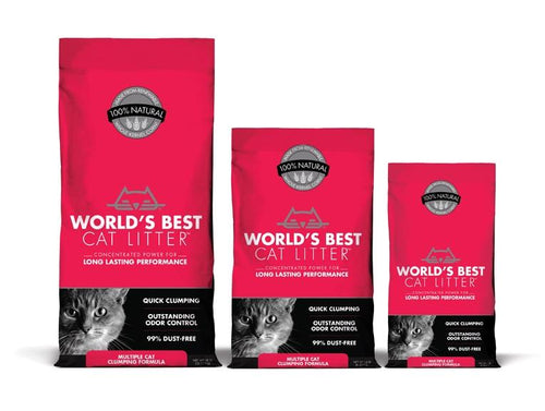 World's Best Multiple Cat Clumping Formula Cat Litter