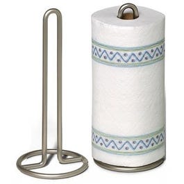 Euro Paper Towel Holder, Satin Nickel