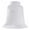 Ceiling Fan Light Shade, Milky White Glass, 5.5-In.