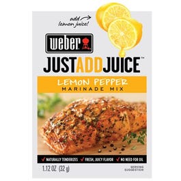 Marinade Mix, Just Add Juice, Lemon Pepper, 1.12-oz.