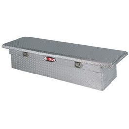 Low-Profile Truck Tool Box, Aluminum, Full Size