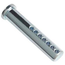 3 Pack, 5/16 x 2-In., Clear Zinc Plated, Adjustable Clevis Pin, Multiple Holes, Cut Off Excess Length If Needed.