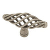 Cabinet Knob, Large Birdcage, Antique Pewter, 2.5-In.