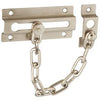 Door Security Chain, Satin Nickel