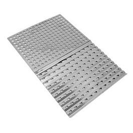 Barbecue Cooking Sheet, Dual-Sided Stainless Steel