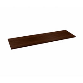 Melamine Shelf, Espresso, 12 x 36-In.