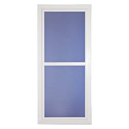 Easy Vent Selection Storm Door, Full-View Glass, White, 32 x 81-In.