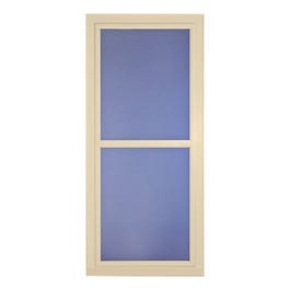 Easy Vent Selection Storm Door, Full-View Glass, Almond, 36 x 81-In.