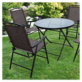 5-Pc. Set, Folding Chairs & Table