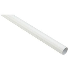 Closet Rod, Heavy-Duty, White, 8-Ft.