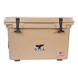 Cooler, Tan, 40-Qt.