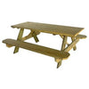 Picnic Table Kit, Pressure Treated, Yellow Pine, 6-Ft.