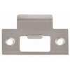 Door T-Strike, Satin Nickel, 1-1/8 x 2.75-In.