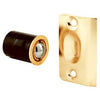 Closet Door Drive-In Ball Catch With Strike, Brass-Plated