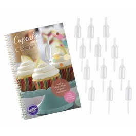 Cupcake Recipe Book/Infuser Set Combo Pack