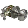 Mushroom Privacy Lockset, Satin Nickel