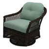 Bermuda Swivel Glider, All-Weather Wicker, Steel Frame