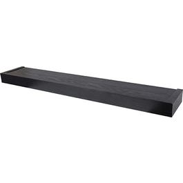 Floating Shelf, Modern Design, Black, 36-In.