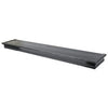 Floating Shelf, Beveled Design, Black, 36-In.