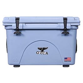 Cooler, Light Blue, 40-Qt.