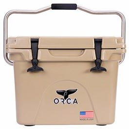 Cooler, Tan, 20-Qt.