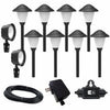 LED Path & Spot Light Kit, Black Plastic, 55 Lumens, 1.2-Watt, 10-Pc.