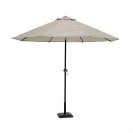 Everett Patio Sling Umbrella, Gray, Steel, 9-Ft.