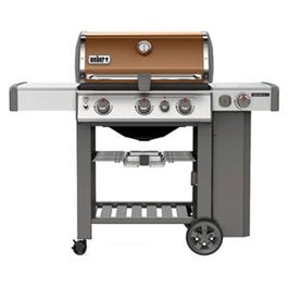 Genesis II SE-330 3-Burner LP Gas Grill + Side Burner, 39,000-BTU, Copper