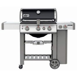 Genesis II SE-330 3-Burner LP Gas Grill + Side Burner, 39,000-BTU, Black