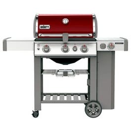 Genesis II SE-330 3-Burner LP Gas Grill + Side Burner, 39,000-BTU, Crimson