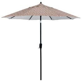 Patio Market Umbrella, Tropics Beach Fabric, 9-Ft.