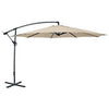 Offset Patio Umbrella, Beige Fabric/Aluminum Pole, 11.5-Ft.