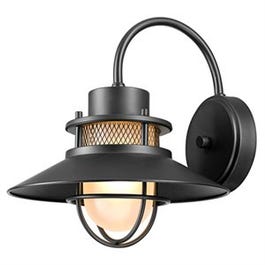 Liam Collection Outdoor Wall Lantern, Matte Black