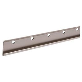 Closet Hang Rail, Nickel Finish, 48-In.