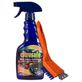 BBQ Grill Cleaner & Brush Kit, 16-oz.