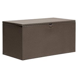 Deck Box, Metal, Espresso,  4'4