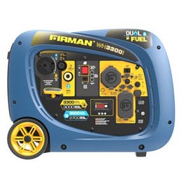 Dual Fuel Inverter Generator, Recoil-Start, 3300/3000-Watt