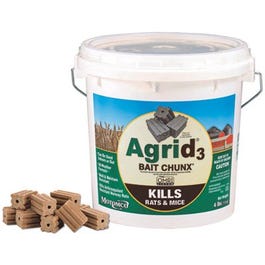 OMRI Rodenticide Bait Chunks, 4-Lbs. of 1-oz. Chunks