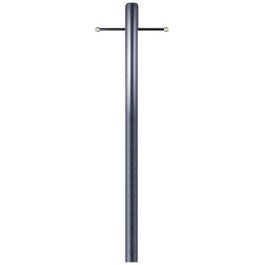 80-Inch Black Finish Steel Lantern Post