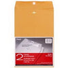 Kraft Clasp Envelopes, 10 x 15-In., 2-Pk.