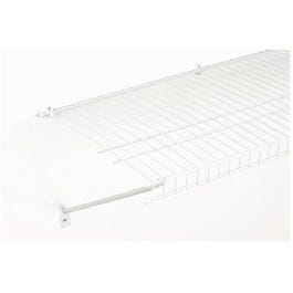 All-Purpose Wire Shelf Kit,, White,, 6-Ft. x 16-In.