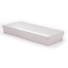 Plastic Drawer Organizer, White, 15 x 6 x 2-In.