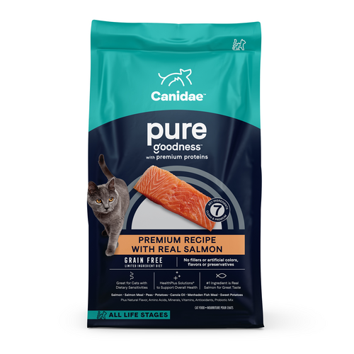 Canidae PURE Grain Free, Limited Ingredient Dry Cat Food, Salmon