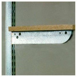 Galvanized Steel Double Shelf Bracket, 10-In.